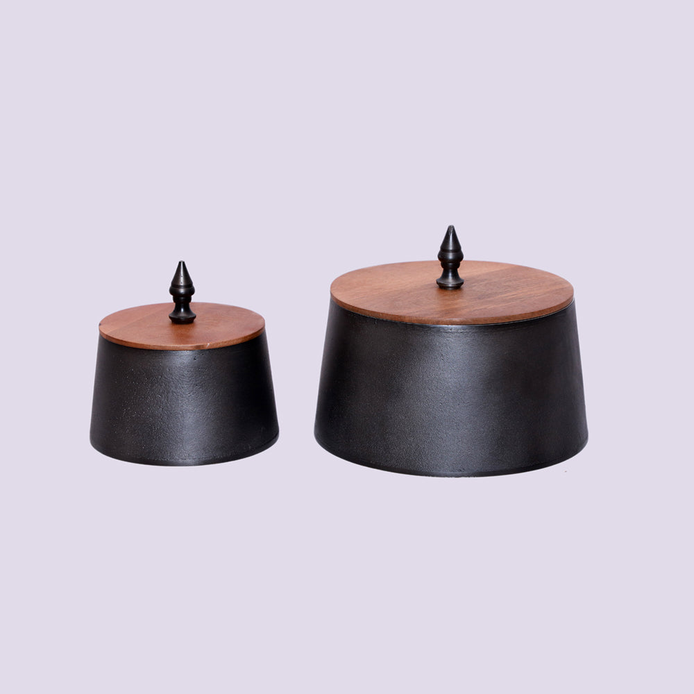 Pandora Boxes - Set Of 2 (Grey)