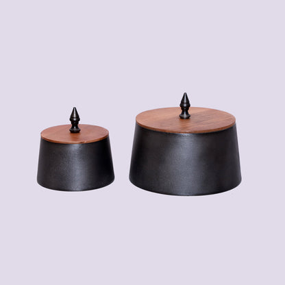 Pandora Boxes - Set Of 2 (Grey)