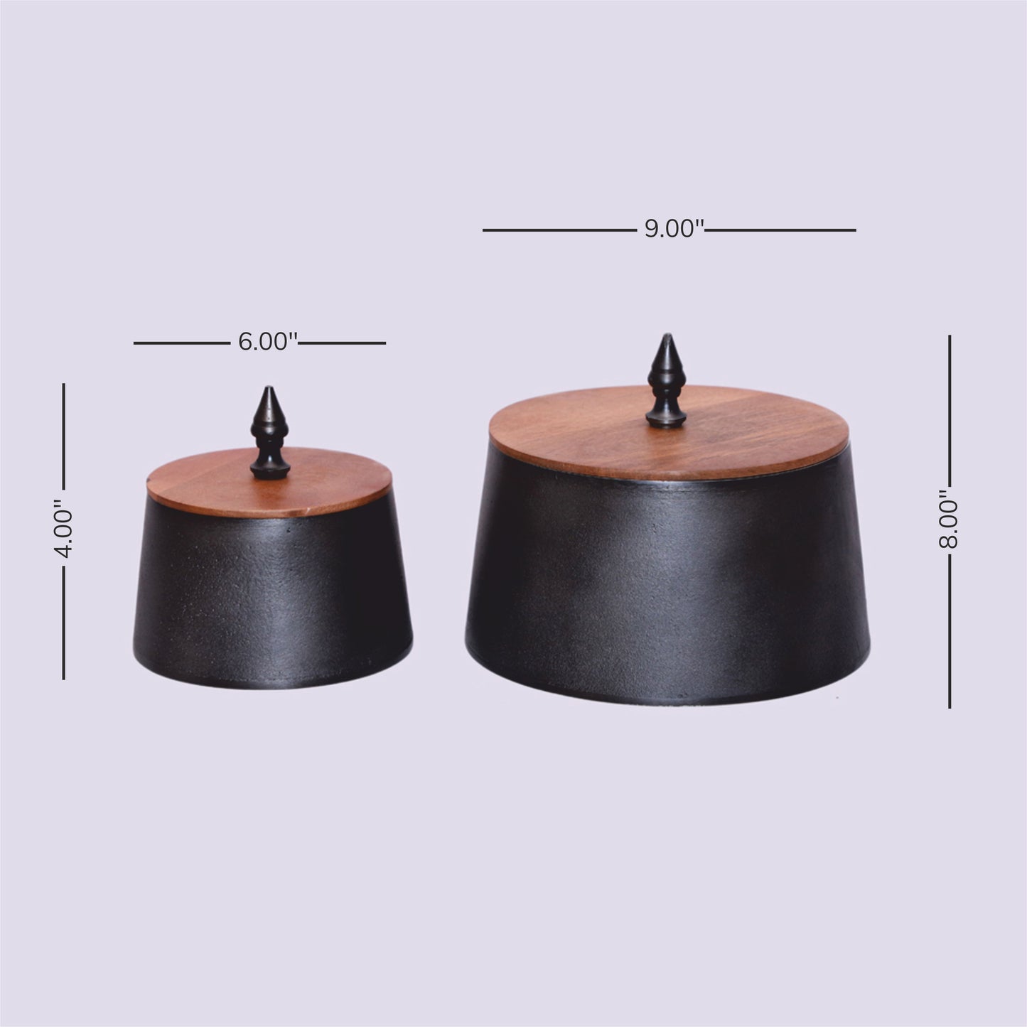 Pandora Boxes - Set Of 2 (Grey)