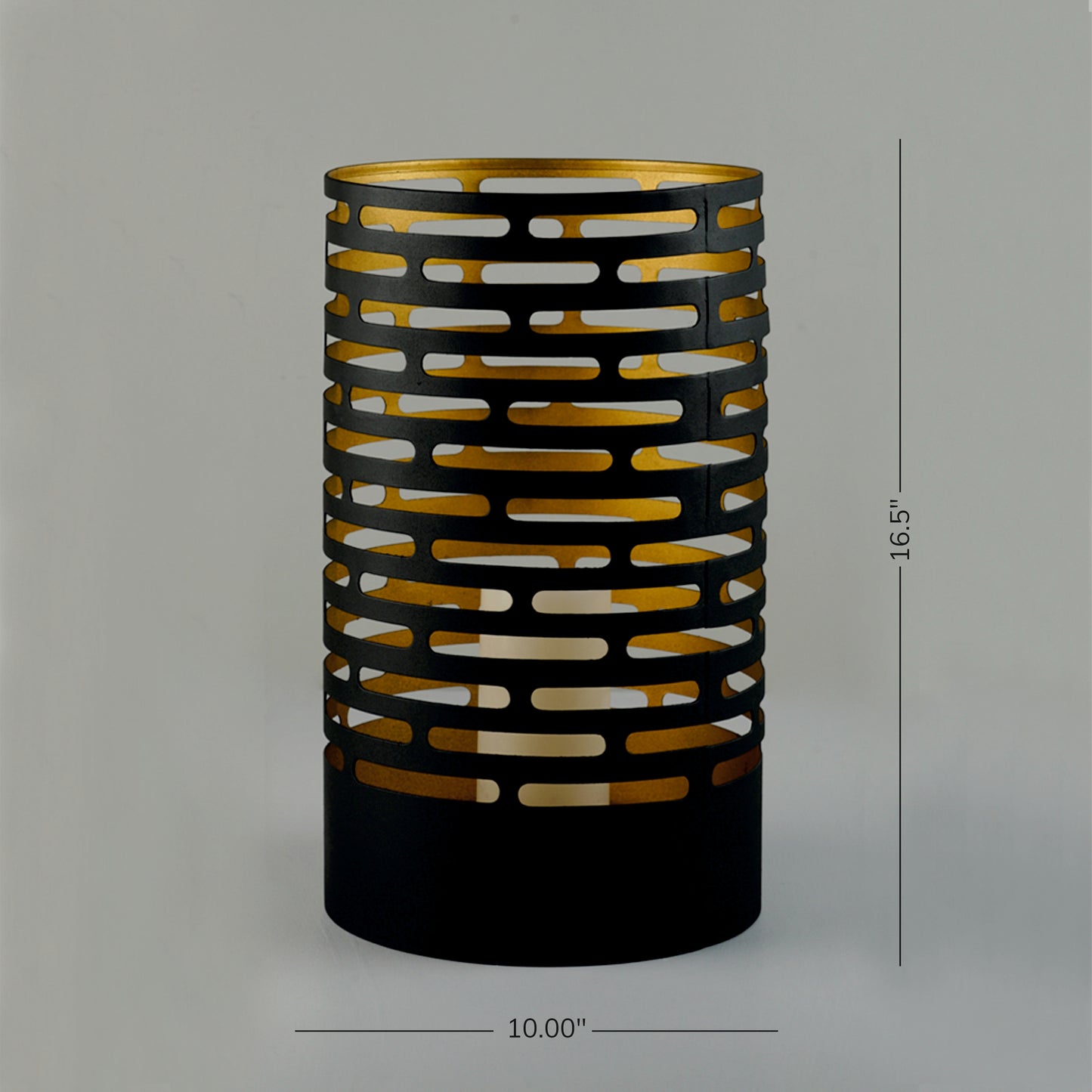 Hurricane Lantern (Gold)